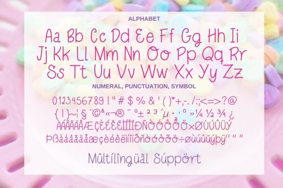 Basically Sweet Font Poster 2