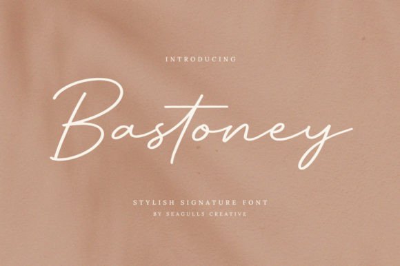 Bastoney Font Poster 1