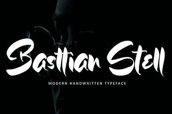 Basttian Stell Font Poster 1