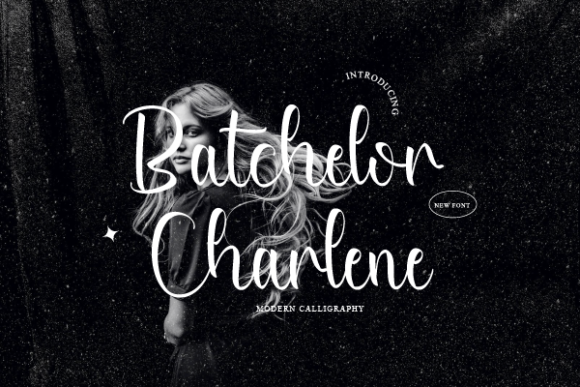 Batchelor Charlene Font Poster 1