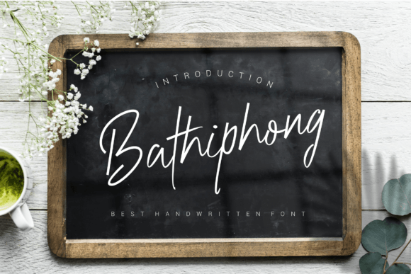 Bathiphong Font Poster 1