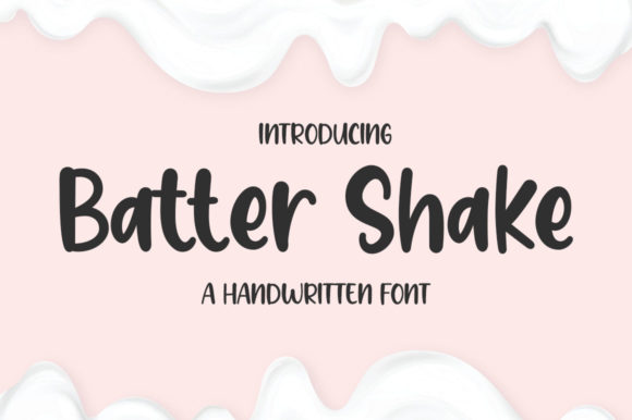 Batter Shake Font Poster 1