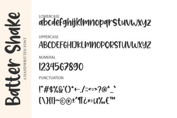 Batter Shake Font Poster 6