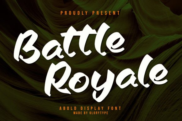 Battle Royale Font Poster 1