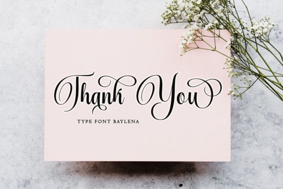 Baylena Font Poster 9