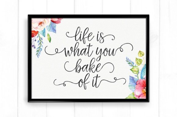 Be Bright Font Poster 5