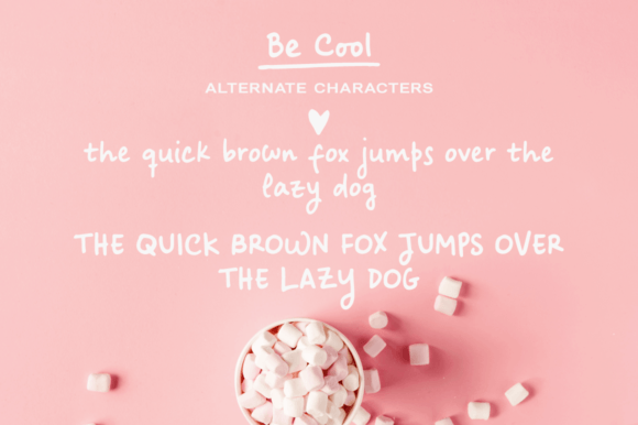 Be Cool Font Poster 4