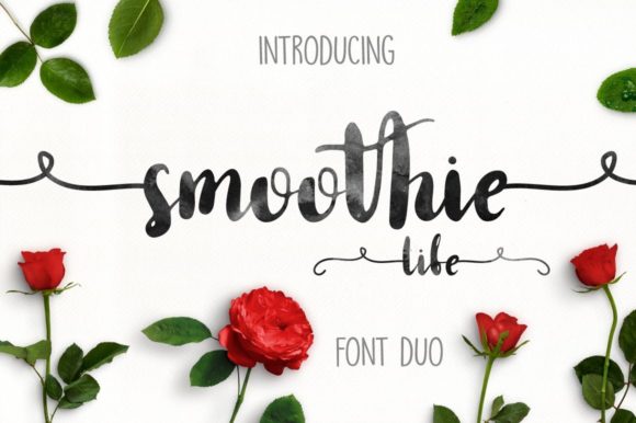 Be with Smoothie Life Font Poster 1