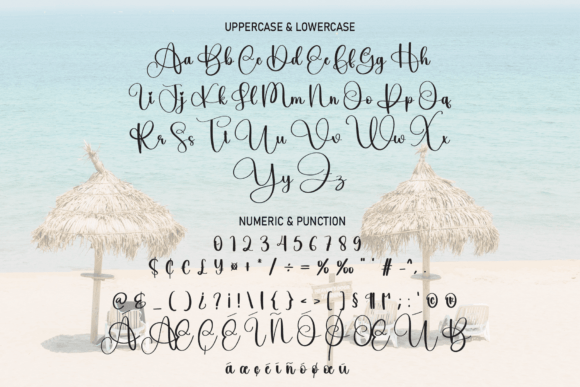 Beach Font Poster 7