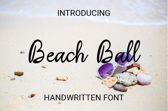 Beach Ball Font