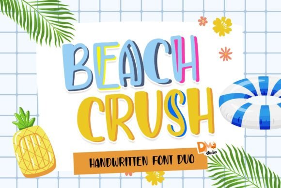 Beach Crush Font Poster 1