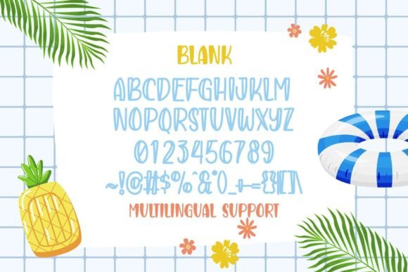 Beach Crush Font Poster 6