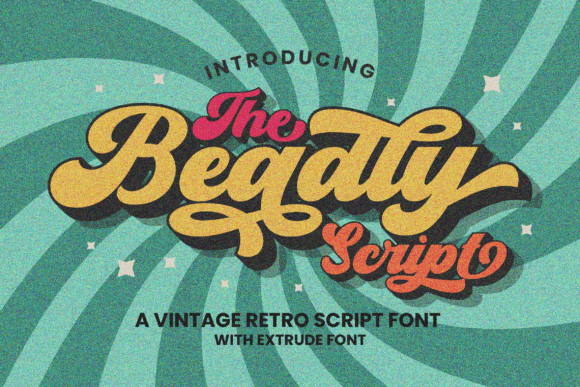 Beadly Font Poster 1