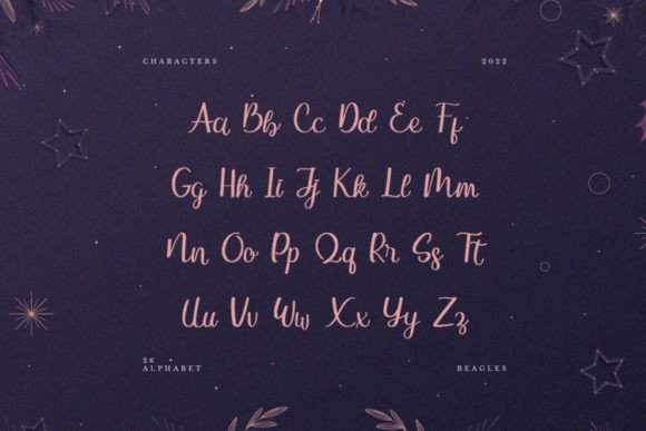 Beagles Font Poster 8
