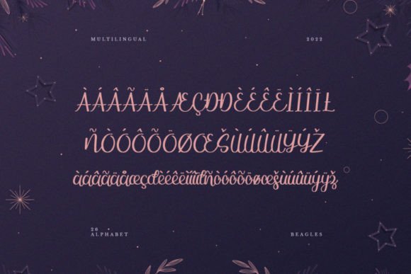 Beagles Font Poster 10