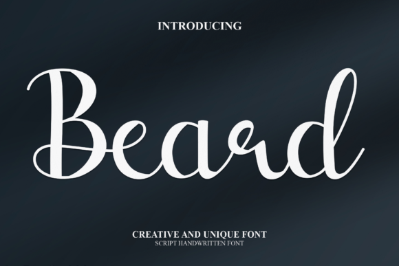 Beard Font Poster 1