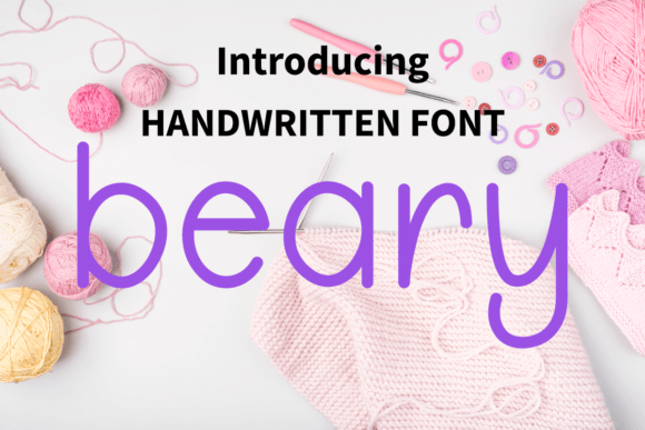 Beary Font Poster 1