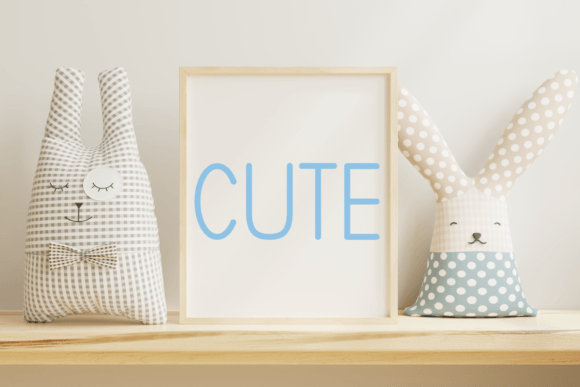 Beary Font Poster 2