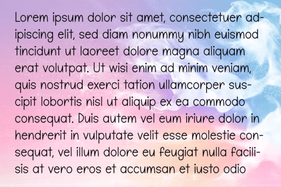 Beary Font Poster 4