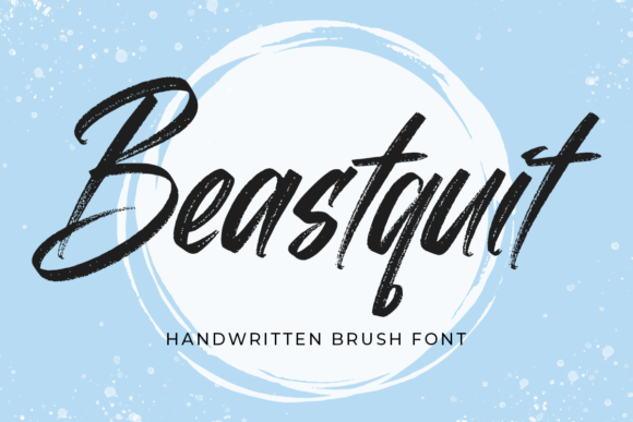 Beastquit Brush Font Poster 1