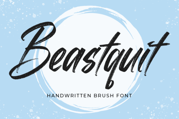 Beastquit Brush Font Beastquit Brush Font Poster 1