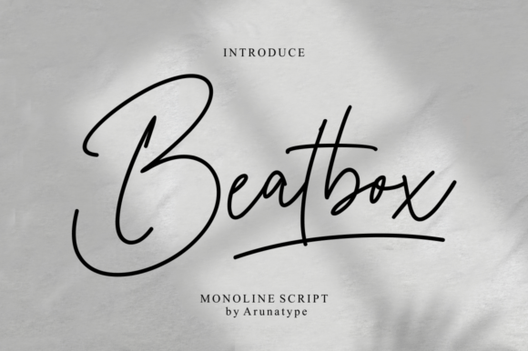 Beatbox Font Poster 1
