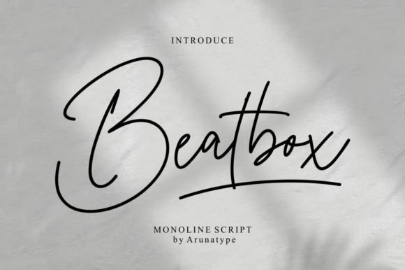 Beatbox Font Beatbox Font Poster 1