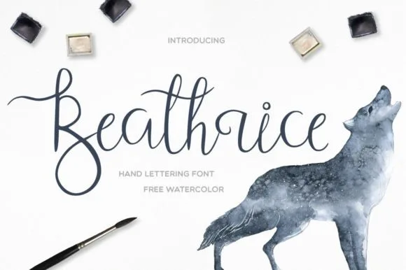 Beathrice Font Beathrice Font Poster 1