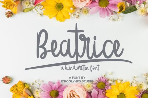 Beatrice Font Poster 1