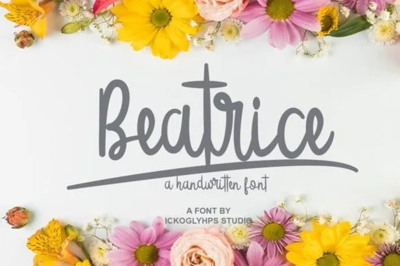 Beatrice Font Beatrice Font Poster 1