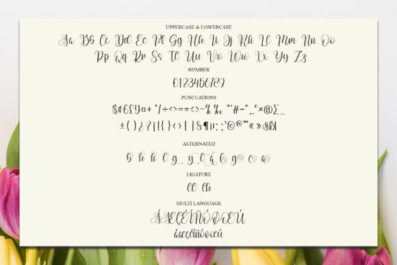 Beautiful Font Poster 6