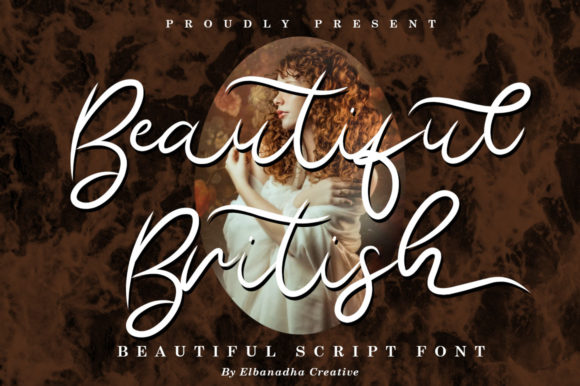 Beautiful British Font Poster 1