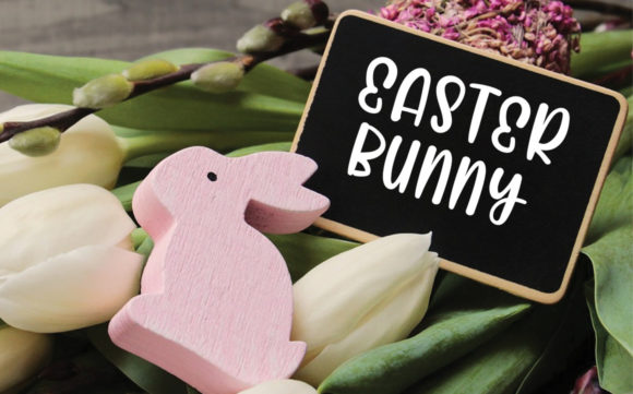 Beautiful Bunny Font Poster 2
