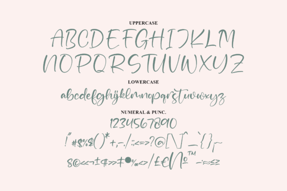 Beautiful Gelista Font Poster 13