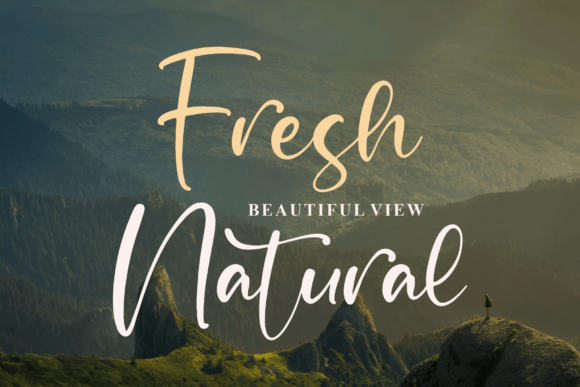 Beautiful Gelista Font Poster 6