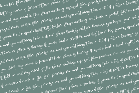 Beautiful Gelista Font Poster 8