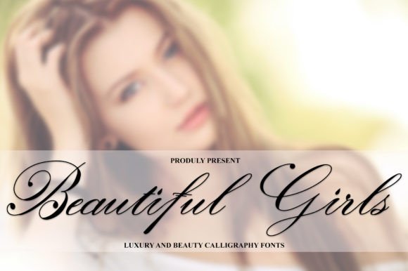 Beautiful Girls Font Poster 1