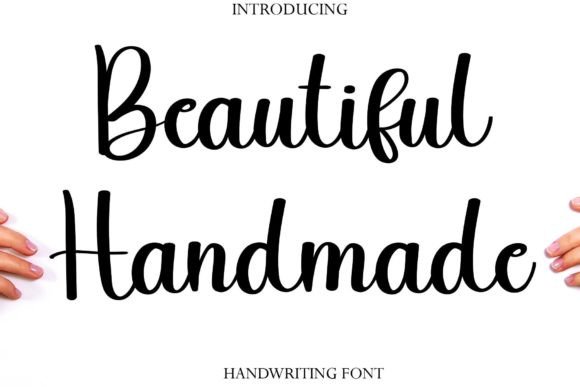 Beautiful Handmade Font Poster 1