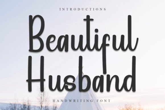 Beautiful Husband Font Poster 1