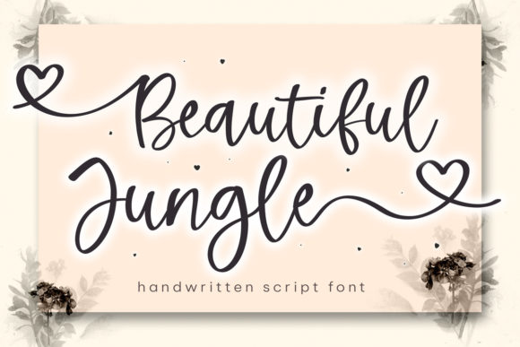 Beautiful Jungle Font Poster 1