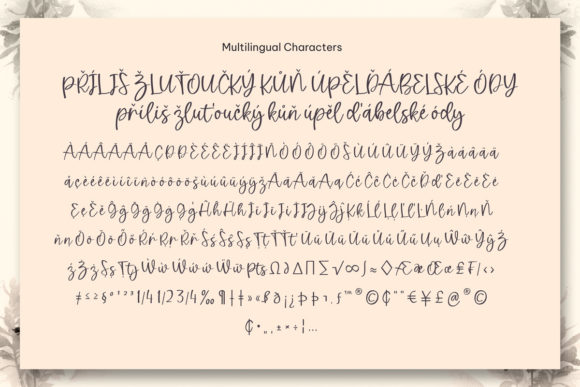 Beautiful Jungle Font Poster 10