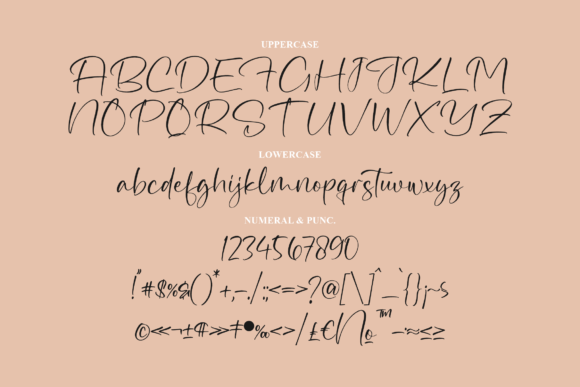 Beautiful Kaligan Font Poster 13