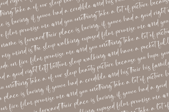 Beautiful Kaligan Font Poster 8