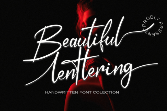 Beautiful Lenttering Font Poster 1