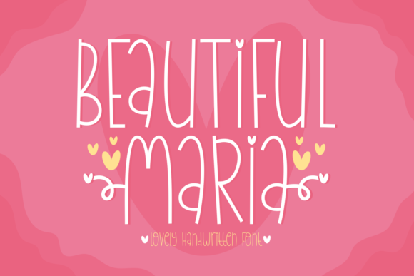 Beautiful Maria Font
