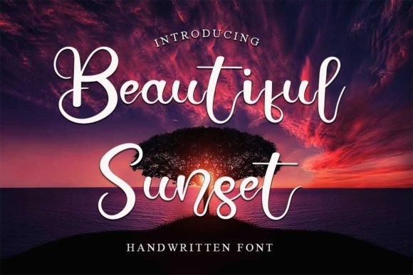 Beautiful Sunset Font