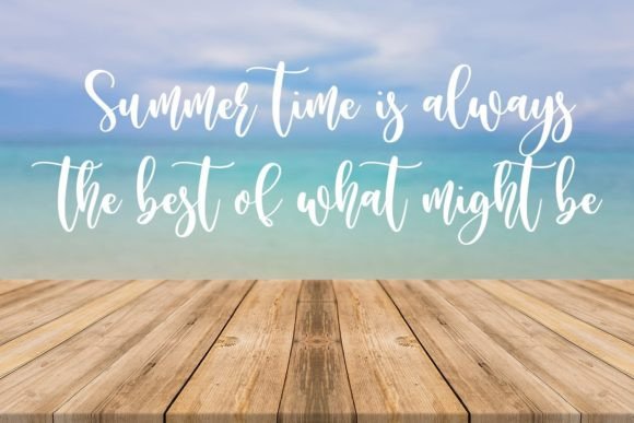 Beautiful Sunshine Font Poster 5