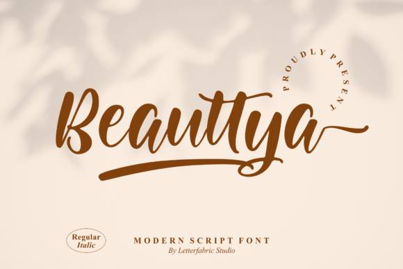 Beauttya Font Poster 1