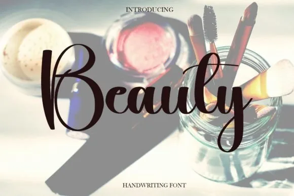 Beauty Font Beauty Font Poster 1