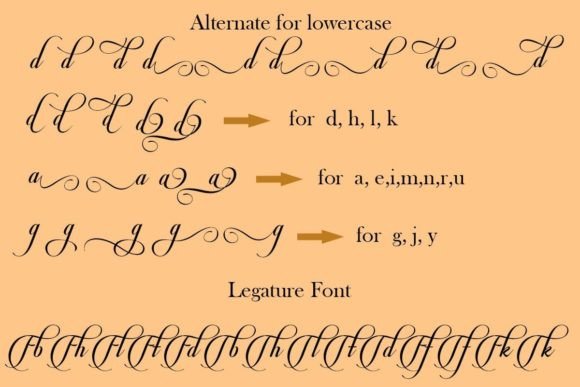 Beauty Font Poster 10